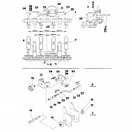 4007400 Manometr ø63 mm przyłącze tylne 1/4" pasuje do siewnika Amazone