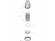 3162172 Filtr ssący gwint zewnętrzny 2" 32 mesh 160-220 l/min ARAG