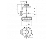 319092 Filtr ssący 400-800 l/min 3", wkład 32 mesh ARAG - czerwony wkład