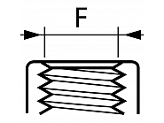 QJP38TNYB Uchwyt dyszy QJ 3/8" wewn.