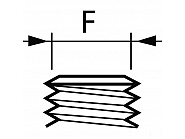 QJP38TNYB Uchwyt dyszy QJ 3/8" wewn.