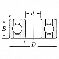 SMR83 Łożysko kulkowe V2A, SMR83 stal szlachetna 