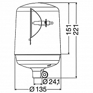 2RL008060101 Lampa sygnalizacyjna KL 7000 R , obrotowa, 12 V