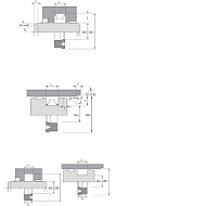 SA122057UN Uszczelka tłoczyska, siłownika 12x20x5,7 UN L1=6,3