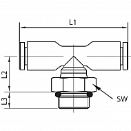 TCSS1238P Śrubunek wtykowy T 12-3/8"