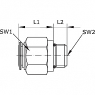 SCS814NSF Śrubunek wtykowy 8-1/4''