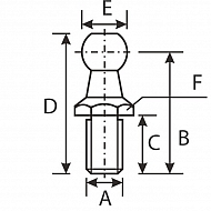 CA7180316 Uchwyt sprężyny gazowej