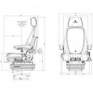 G1294588 Siedzenie Actimo Evolution 24V