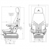 G1294562 Siedzenie Actimo XL 24 V