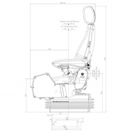 G1294570 Siedzenie Actimo XL 24 V