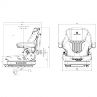 G1293478 Siedzenie Primo XL 24V