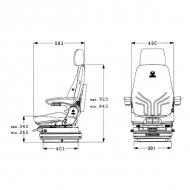 G1169023 Siedzenie Actimo, XXL