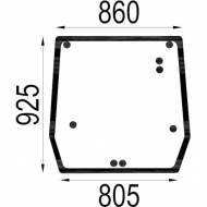 5089562N Szyba tylna 925x870 mm