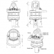 GR1101DB Rotator GR 110-1 DB (10000 kg)