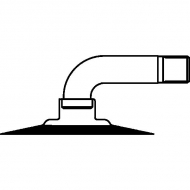 3504006TR87 Dętka do obręczy Ø 6.0" 3.50-6 / 4.00-6, zawór wygięty 90° TR87 Kramp