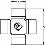 412040012R40 Krzyżak szerokokątny 70°, roz. 4, 23,8 x 86 mm