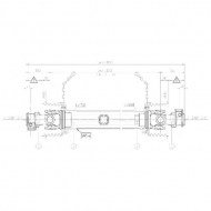 CS4N101CE007096 Wał przegubowy SFT S4 + Freewheel