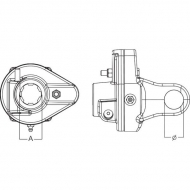 PTO9L22SBC1386GP Sprzęgło sworzniowe L22 900Nm