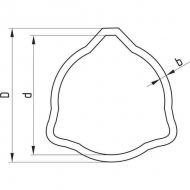 43001521202070730 Rura zewnętrzna Comer, seria T20, L- 385