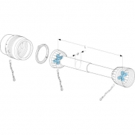 1427215143250 Rura ochronna kompletna Comer, L-1210 mm