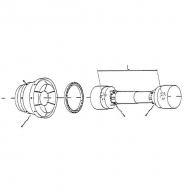 142781022 Rura ochronna Comer, szerokokąt TCvJ80, L-1210 mm