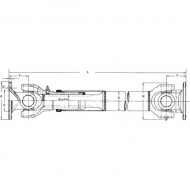 EDS010900405E Wał Cardana, 01-090-010, L-405 mm