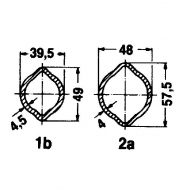 752500 Rura profilowa Walterscheid, 1b, L-2900 mm