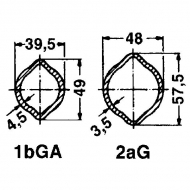 753600 Rura profilowa Walterscheid, 2AG, L-2900 mm