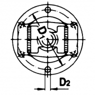 2116816 Widły kołnierzowe Walterscheid, seria W2380