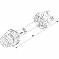 1113264 Wał Walterscheid, 2 x szerokokątny, L-1210 mm