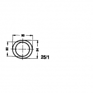 SD2511500AWWZFLEX Rura ochronna połówkowa Walterscheid, FLEXO, L-1500 mm, seria W2480/W2580