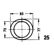 SD2511000 Rura ochronna Walterscheid, kompl., L- 1000 mm, seria W2400/W2500 niestandardowa