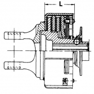 5621816135 Sprzęgło cierne, Walterscheid, K92/4, 1 3/8 Z6, seria W2300