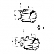 5514291 Piasta sprzęgła, K32 otw. Ø 30 mm, rowek 8 mm