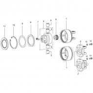 359016 Obudowa sprzęgła aluminium, K64/22-24L, W2400