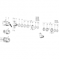 353153 Obudowa sprzęgła aluminium, F5/1 pr., W2400