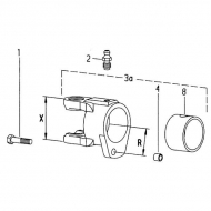 610511 Kołek sprężysty, 10 x 10 mm