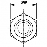 VNB1612 Złącze proste redukcyjne, nypel redukcyjny 1x3/4 BSP, 1"x3/4" BSP