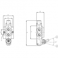 DF056006 Kurek 6-drogowy DF5/6A-17L Walvoil