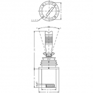 PVRE162F1310 Joystick typ PVRE (Series 2) Danfoss