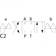 KREV07C2024C Elektrozawór Cetop 07 - NG16 4/3 C2 24V 320 bar Kramp