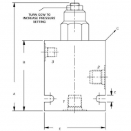 CB10HV1B1E1002 Zawór zwrotny prosty 1/2"