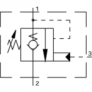 CB10HV1B1E1002 Zawór zwrotny prosty 1/2"