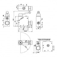 FPRF12H 3-drożny regulator przepływu 1/2 50-9