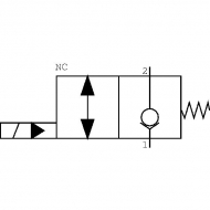 CP5014002 Zawór elektromagnetyczny 2/2 3/4 NO 24 V