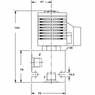 CP5014002 Zawór elektromagnetyczny 2/2 3/4 NO 24 V