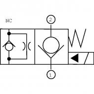 SVP10NC001 Zawór 2/2 SVP10NC 12VDC A06