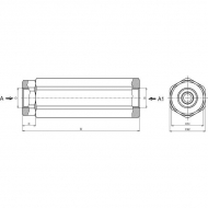 FPRD38 Zawór zwrotny 0.5 bar / 8 b