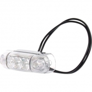 1400300121 Lampa obrysowa 3 LED, 283 przednia biała 12/24V